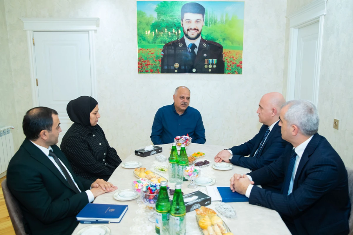 Vətən müharibəsi şəhidi [[Cavid Cabarzadənin]] ailəsi ziyarət olundu