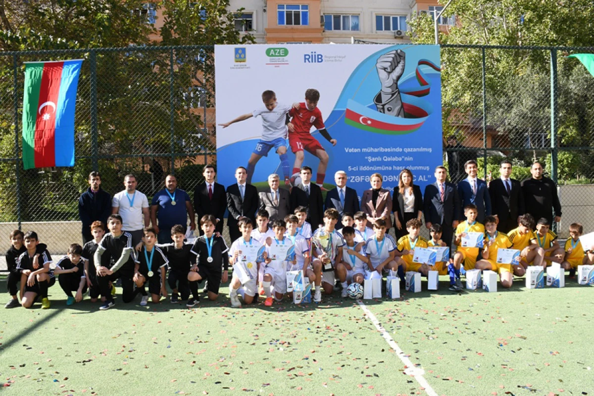 Leyla Əliyevanın [[təşəbbüsü ilə keçirilən]] minifutbol turniri yekunlaşdı