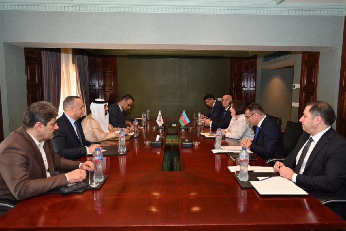 Sahibə Qafarova Ərəb Parlamentinin Prezidenti ilə [[görüşdü]]