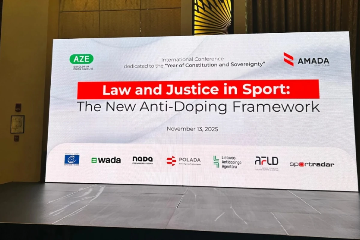 “İdmanda hüquq və ədalət: Yeni antidopinq çərçivəsi” adlı beynəlxalq konfransın [[açılışı oldu]]