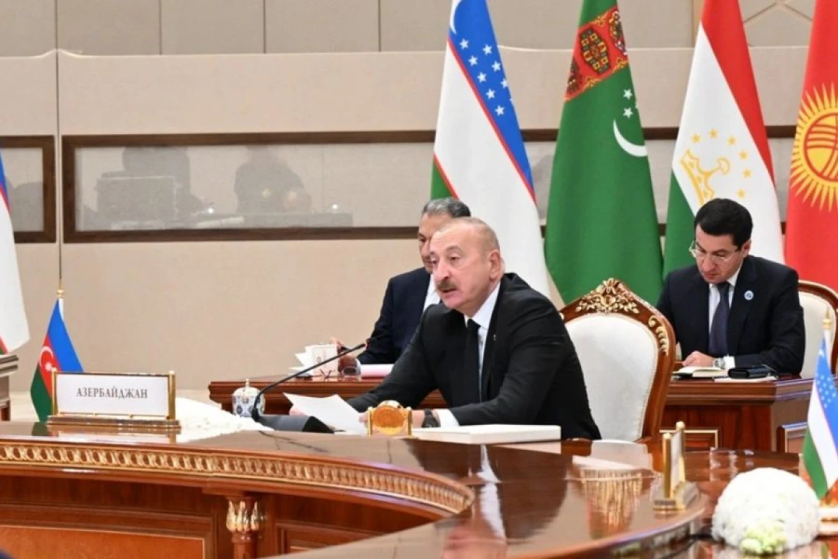 [[İlham Əliyev]] Mərkəzi Asiya Dövlət Başçılarının 7-ci Məşvərət Görüşünün iclasında çıxış etdi