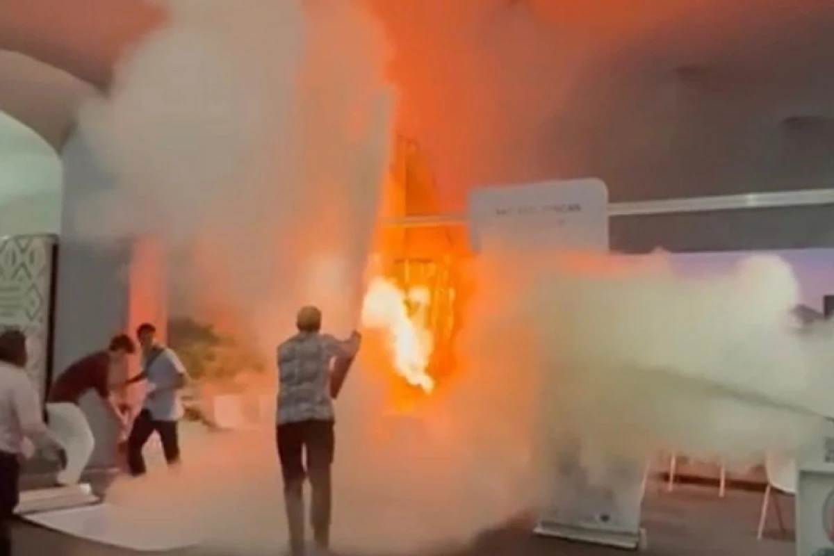 Braziliyada [[COP30 keçirilən ərazidə]] yanğın oldu