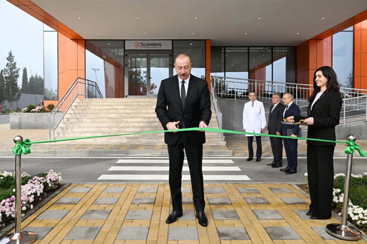 [[Prezident İlham Əliyev]] dərman preparatları istehsalı müəssisəsinin açılışında iştirak etdi