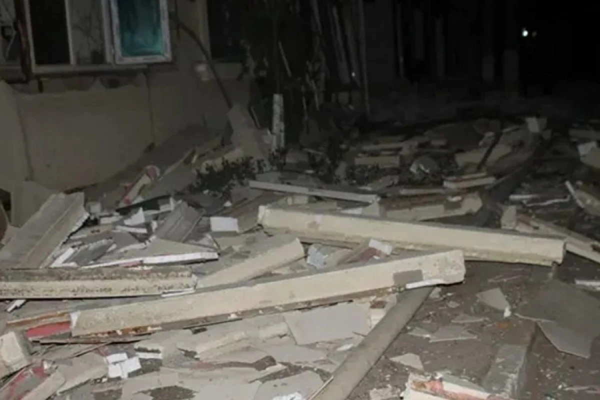 Goranboyda yaşayış binasında döşəmə çökdü: [[4 nəfər xəsarət aldı]]