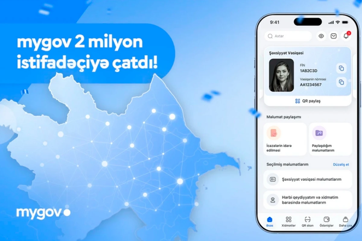 "mygov" platformasından [[istifadə edən vətəndaşların sayı]] 2 milyonu ötdü