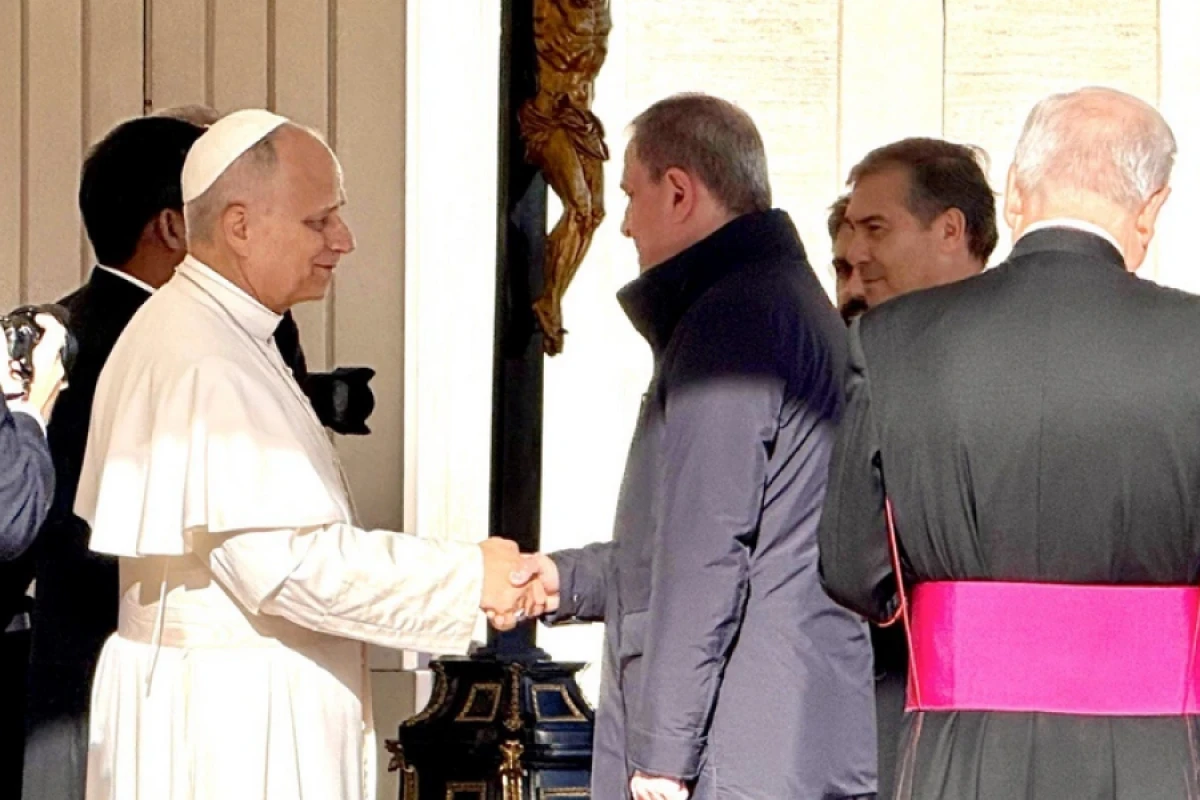 [[Ceyhun Bayramov]] Roma Papası XIV Leo ilə görüşdü