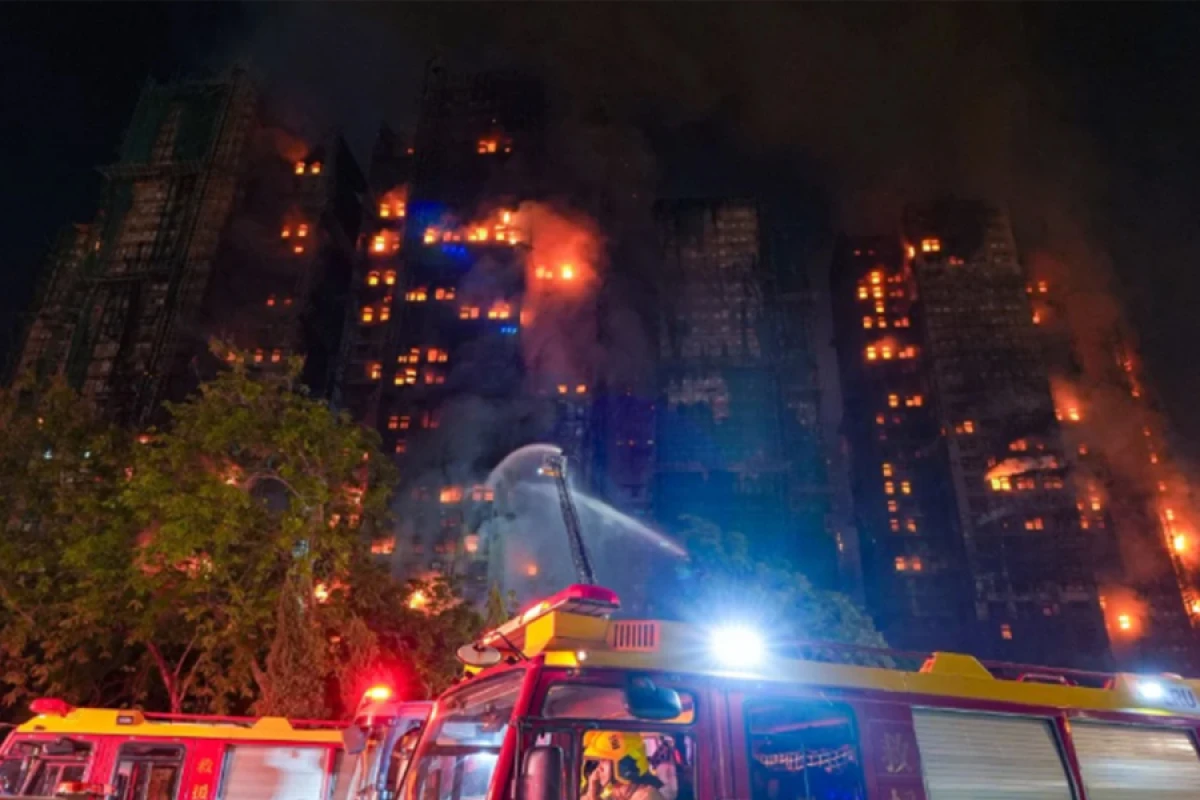 [[Cinpin Honkonqdakı]] yanğınla bağlı tapşırıq verdi