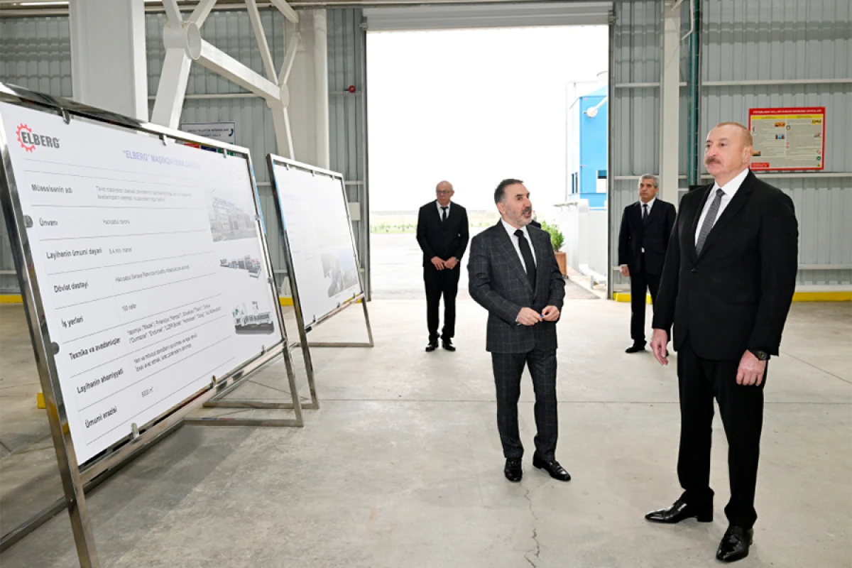 [[Prezident]] “AZWOOL” mineral daş yunu zavodunun açılışında iştirak etdi