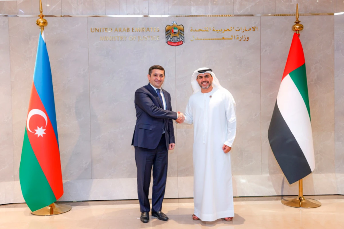 [[Fərid Əhmədov]] BƏƏ-nin ədliyyə naziri ilə görüşdü