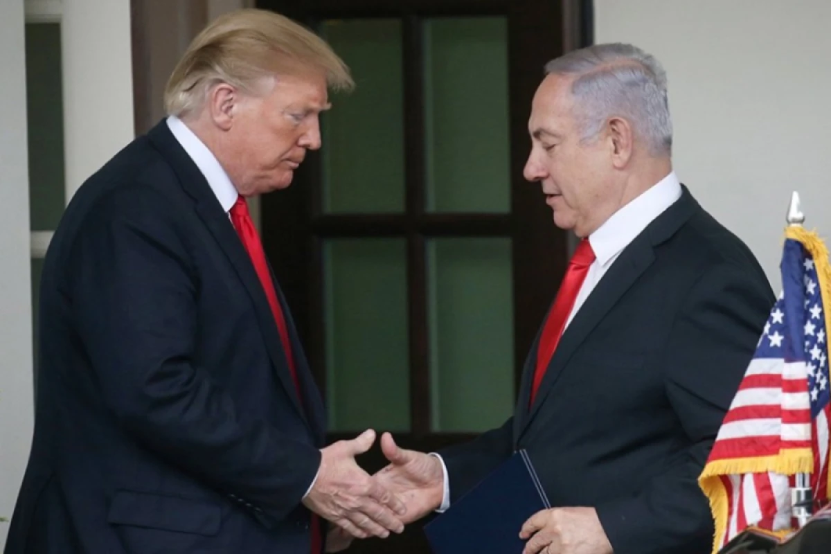 [[Tramp Netanyahunu]] Ağ Evə dəvət etdi