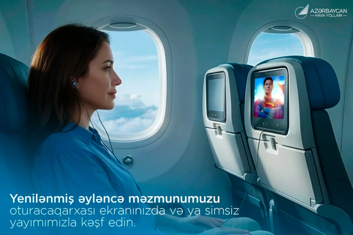 AZAL-ın təyyarələrində [[multimedia əyləncə sistemi]] yeniləndi
