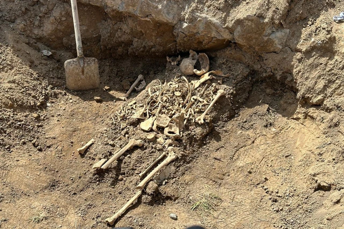 Ağdamda [[insan skeletinin qalıqları]] aşkarlandı
