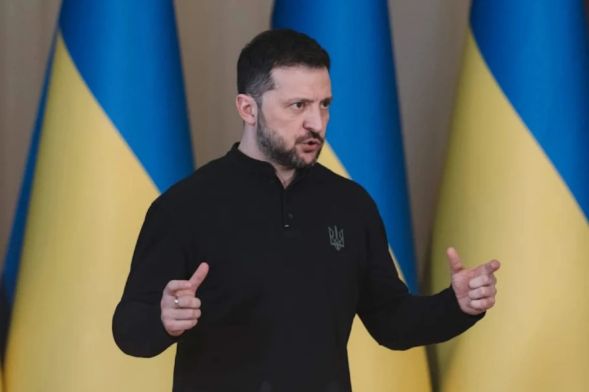 Zelenski Rusiyanın hücumu ilə bağlı [[açıqlama verdi]]