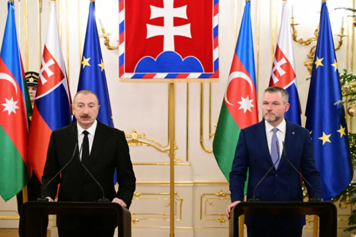 Azərbaycan və Slovakiya prezidentləri mətbuata bəyanatlarla çıxış etdilər- Yeniləndi