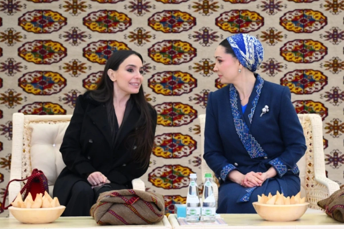 Leyla Əliyeva Türkmənistan milli mətbəxinə həsr olunan sərgidə iştirak etdi