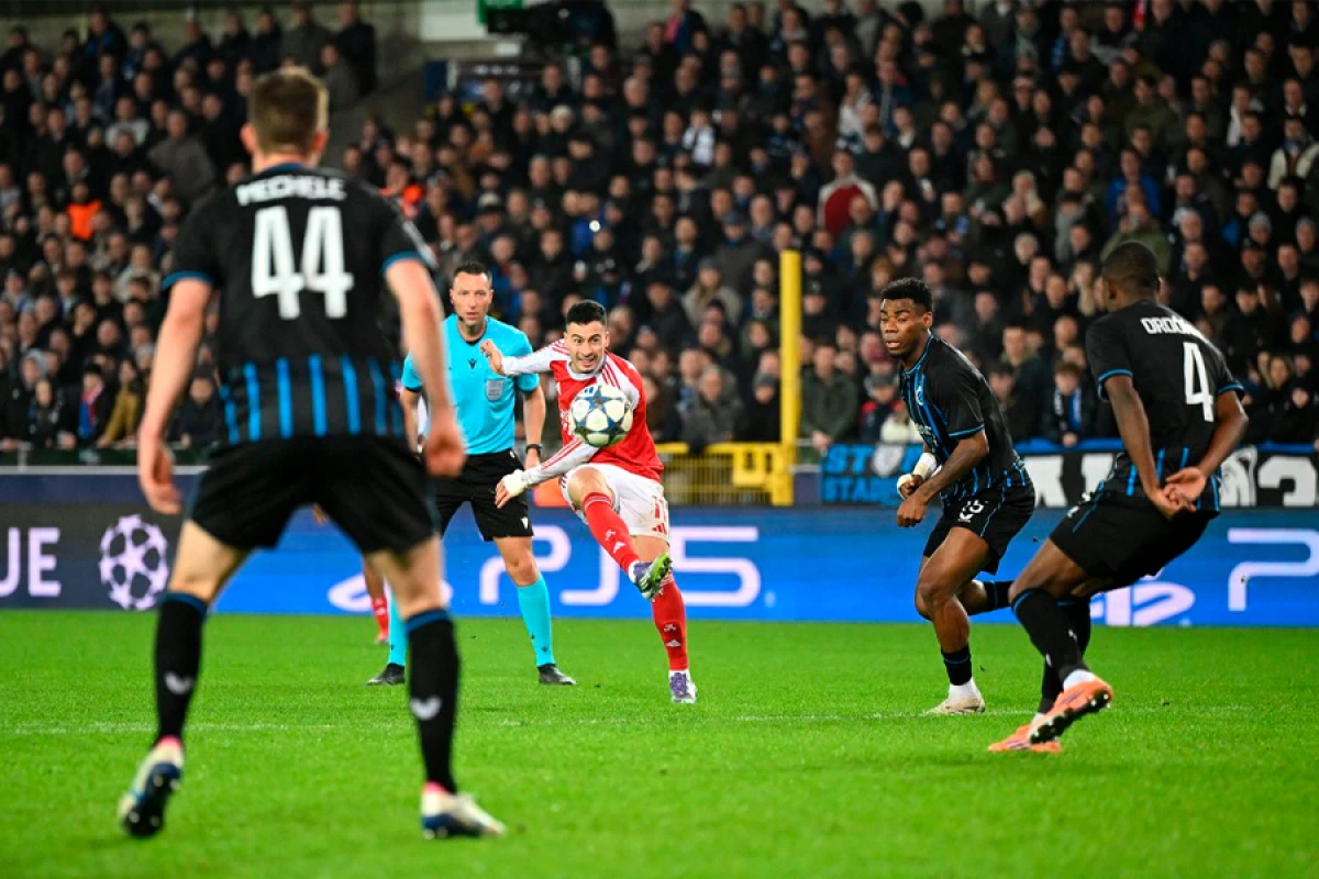 Martinelli ÇL-də [[klub tarixinə]] düşdü