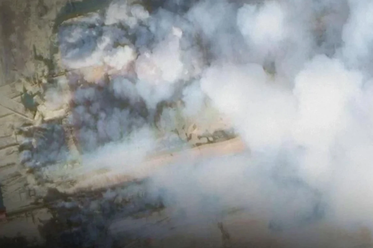 Ukrayna Həştərxan qaz emalı zavoduna [[zərbə endirdi]]