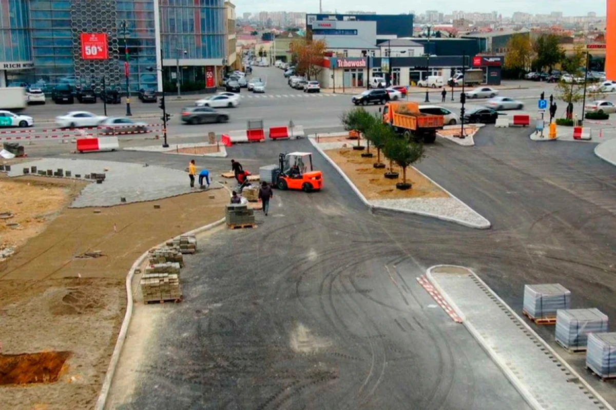 Süleyman Vəzirov küçəsində [[yenidənqurma işləri tamamlanmaq üzrədir]]