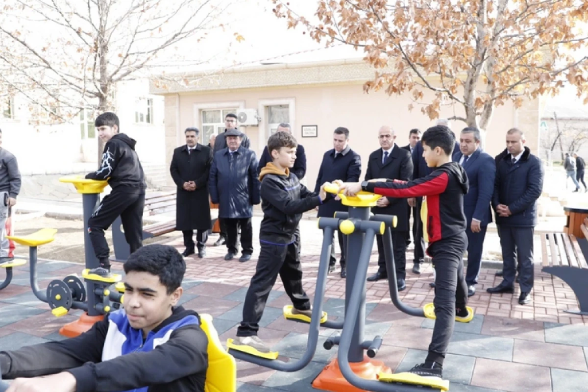 [[Babək və Şahbuzda]] idman qurğuları istifadəyə verildi