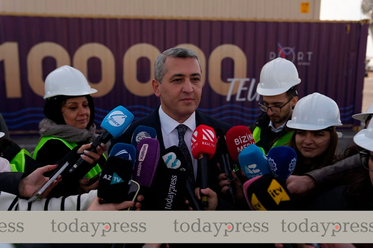 [[Bakı Limanı tarixində ilk:]] yüz mininci konteyner qəbul edildi