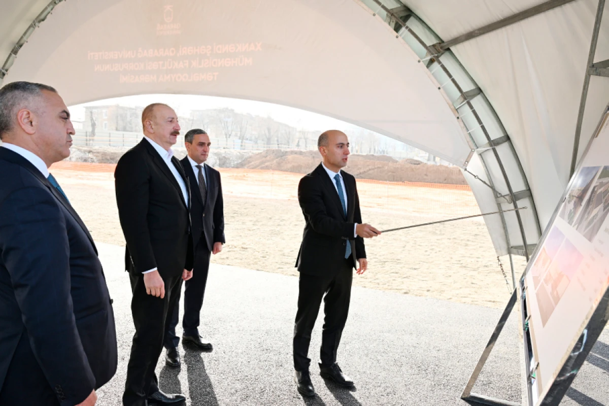 [[Prezident]] Xankəndidə Qarabağ Universitetinin Mühəndislik fakültəsinin binasının təməlini qoydu