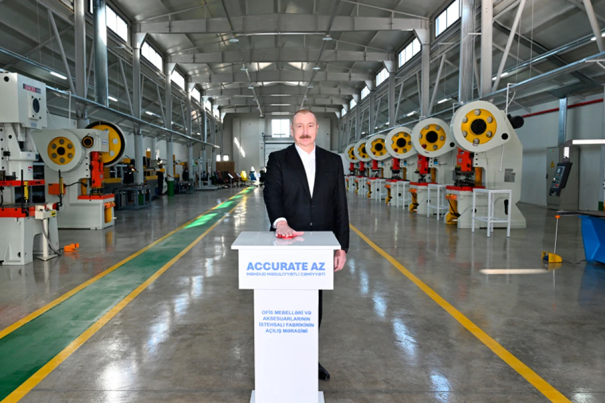 Xocalının Ballıca kəndində ofis mebelləri və mebel aksesuarlarının istehsalı müəssisəsi açıldı [[- YENİLƏNDİ]]