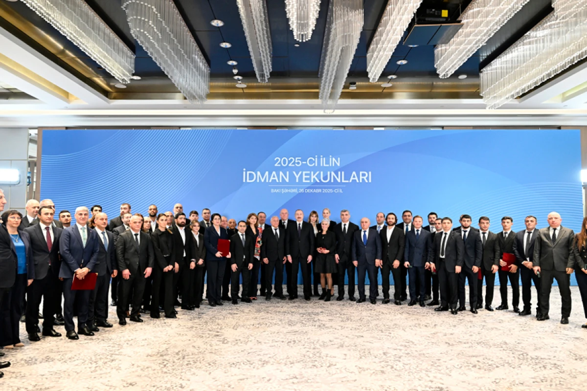 Prezident İlham Əliyev 2025-ci ilin idman yekunlarına həsr olunan mərasimdə iştirak etdi [[- YENİLƏNDİ]]