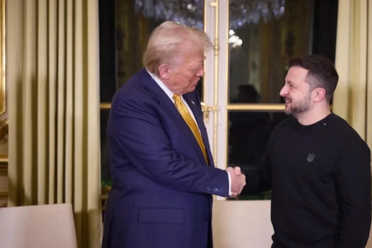 Tramp [[Zelenski ilə]] görüşdü