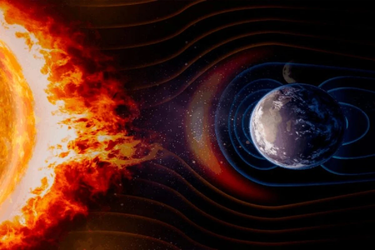 Yerdə [[maqnit qasırğası]] başladı