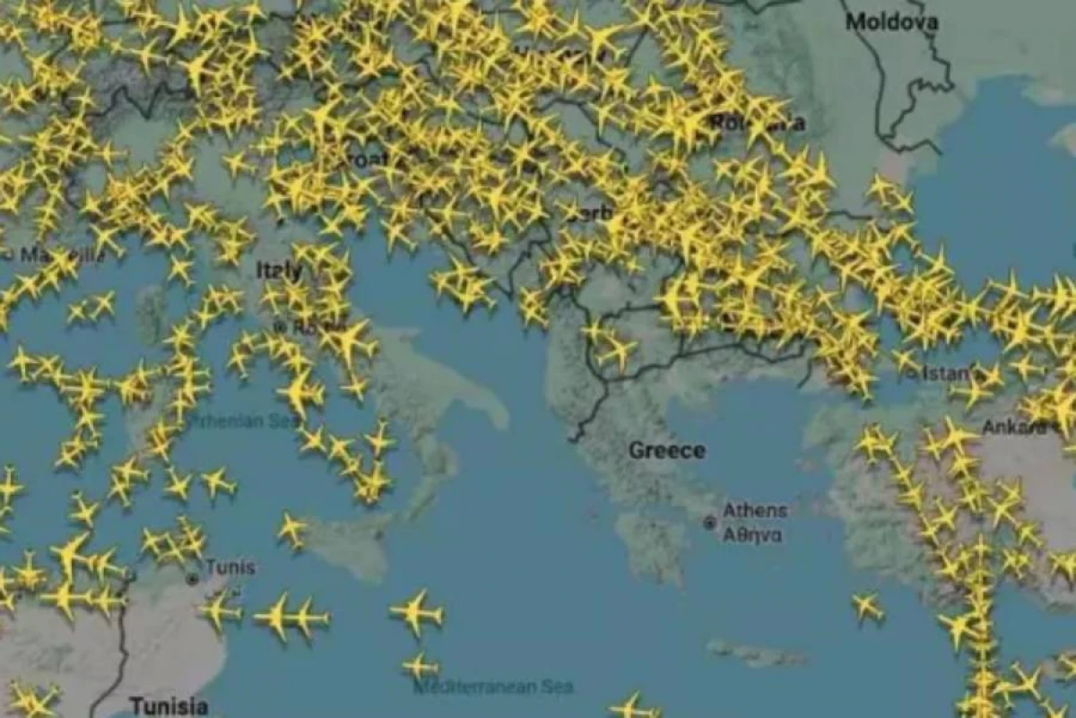 [[Yunanıstanın hava məkanı]] müvəqqəti bağlandı