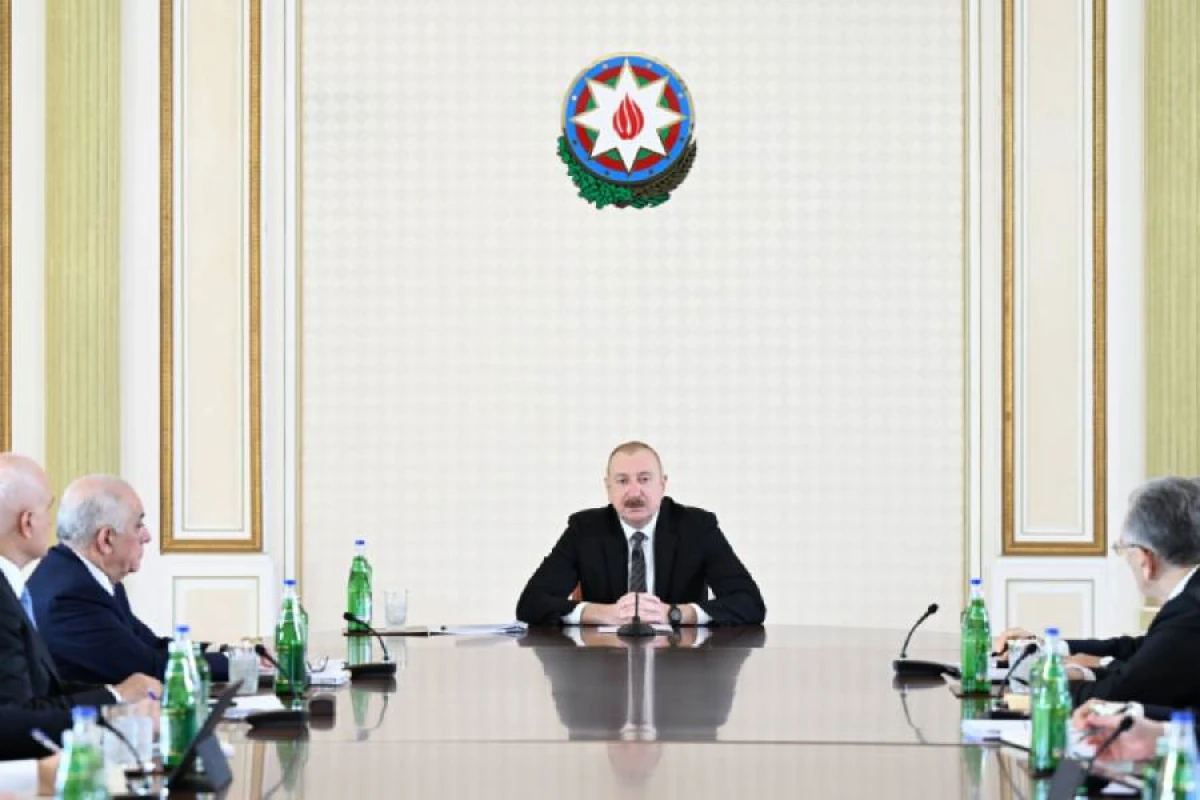 [[Dövlət başçısı:]] Bakının və Abşeronun içməli su problemləri uzun illər ciddi problem kimi qarşımızda durur