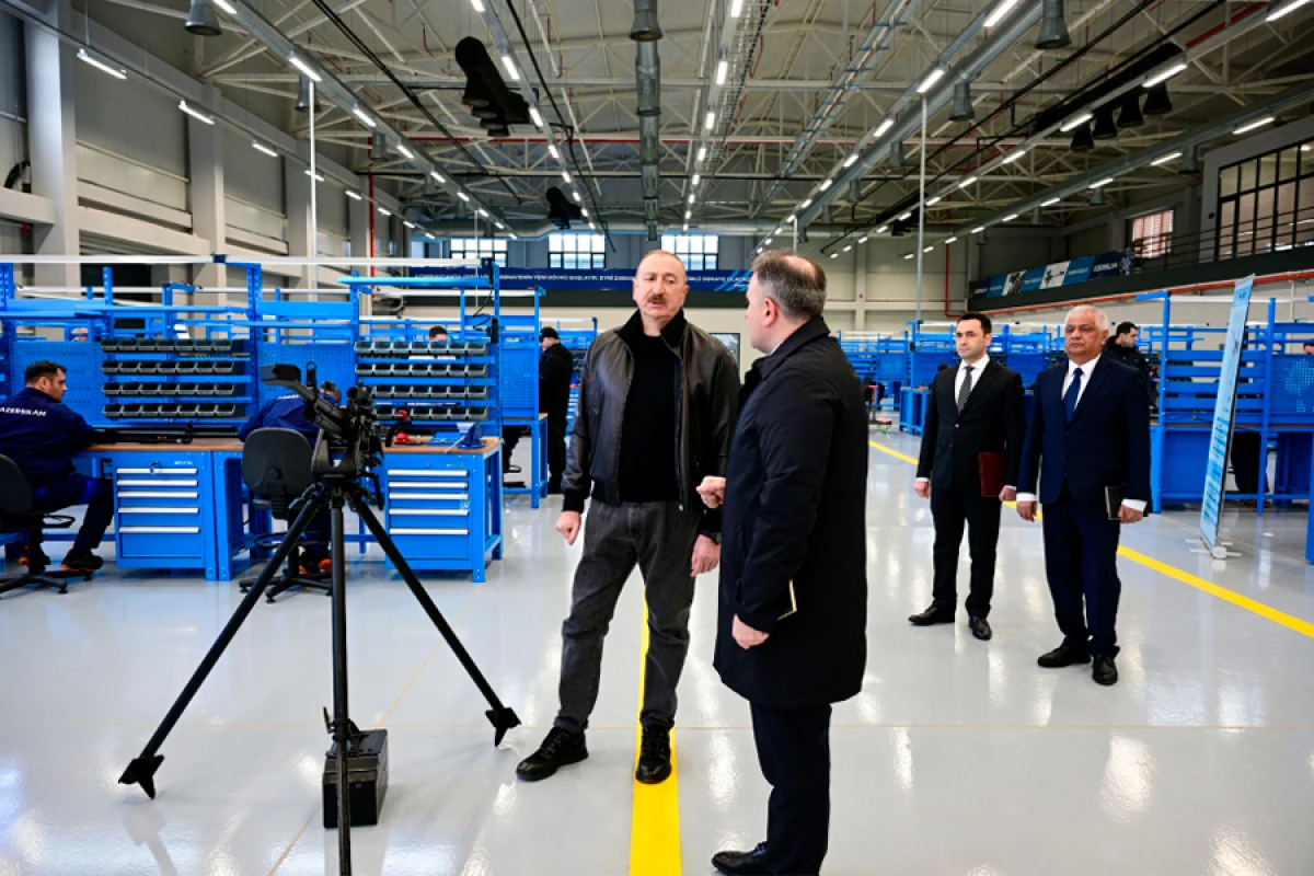 Prezident Tərtər elektromexanika zavodunun yenidənqurmadan sonra açılışında iştirak etdi [[- YENİLƏNDİ]]
