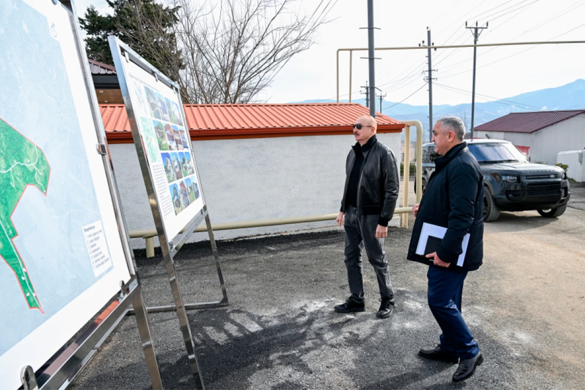 Prezident İlham Əliyev Ağdərə rayonunun Çapar kəndində görülmüş işlərlə tanış oldu [[- YENİLƏNDİ]]