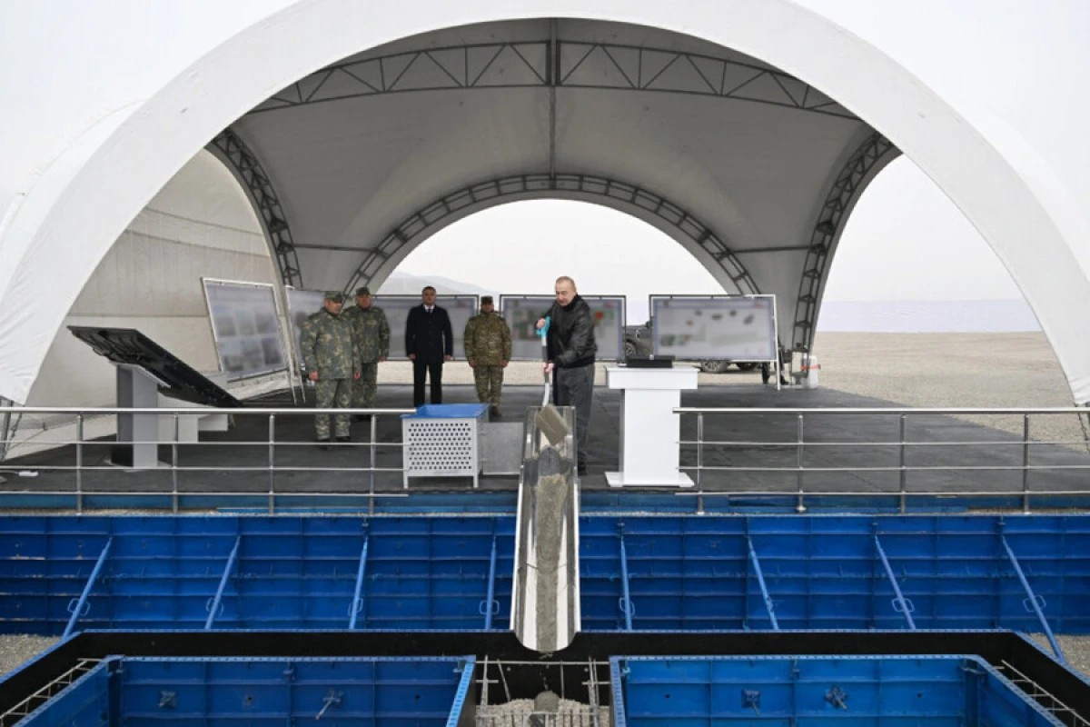 [[Prezident]] Ağdərədə Xüsusi Əməliyyat Mərkəzinin təməlini qoydu