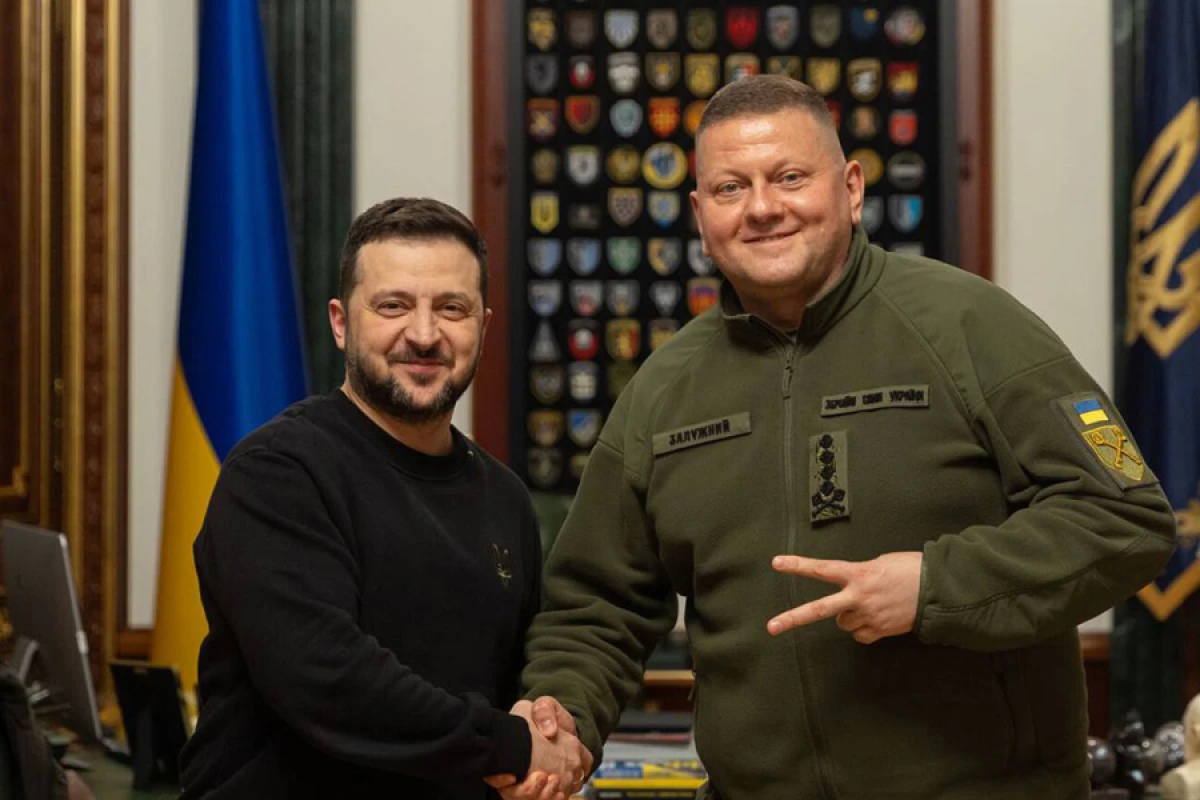 [[Zelenski]] Zalujnı ilə görüşdü