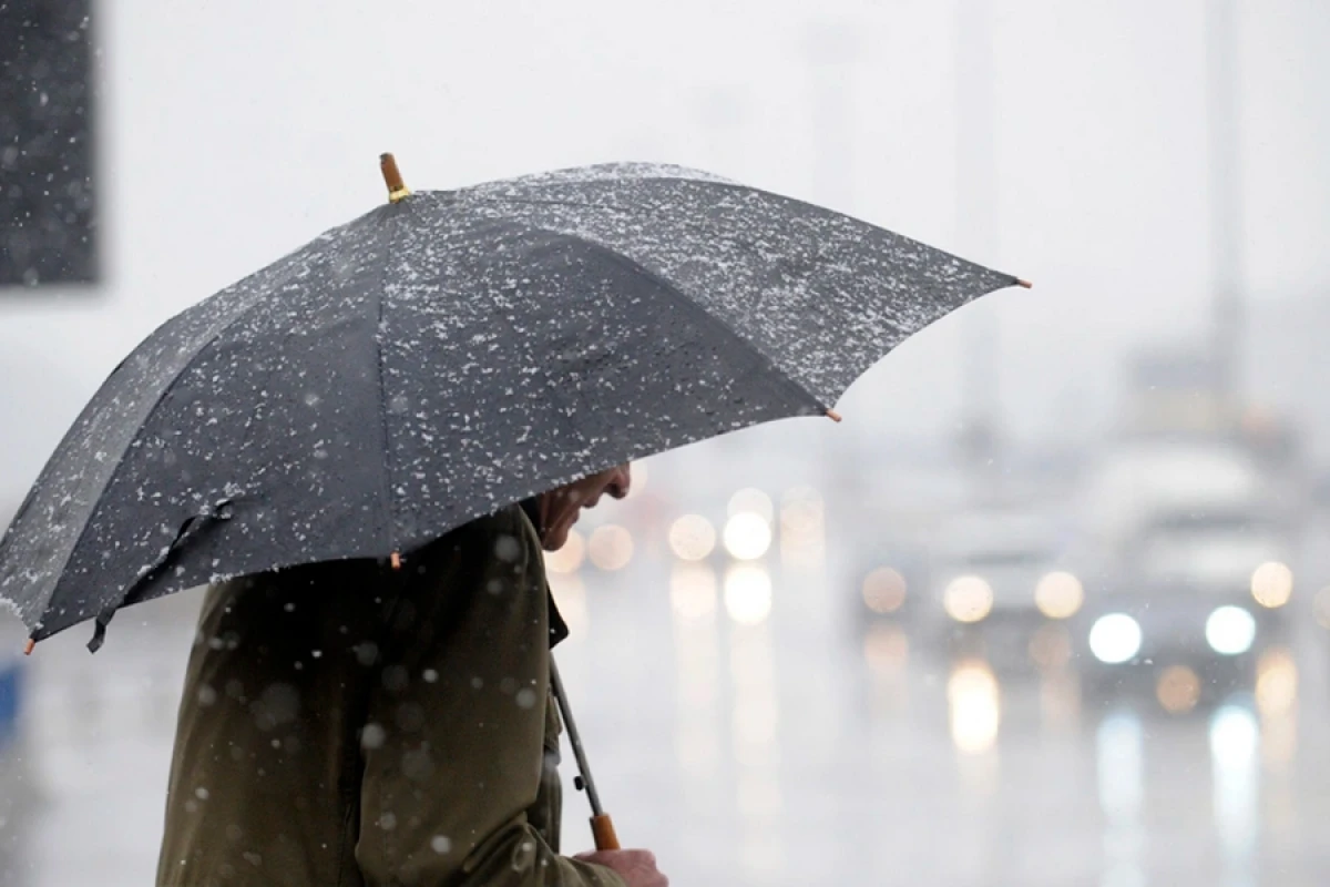 Bəzi yerlərdə sulu qar, qar yağır [[- FAKTİKİ HAVA]]