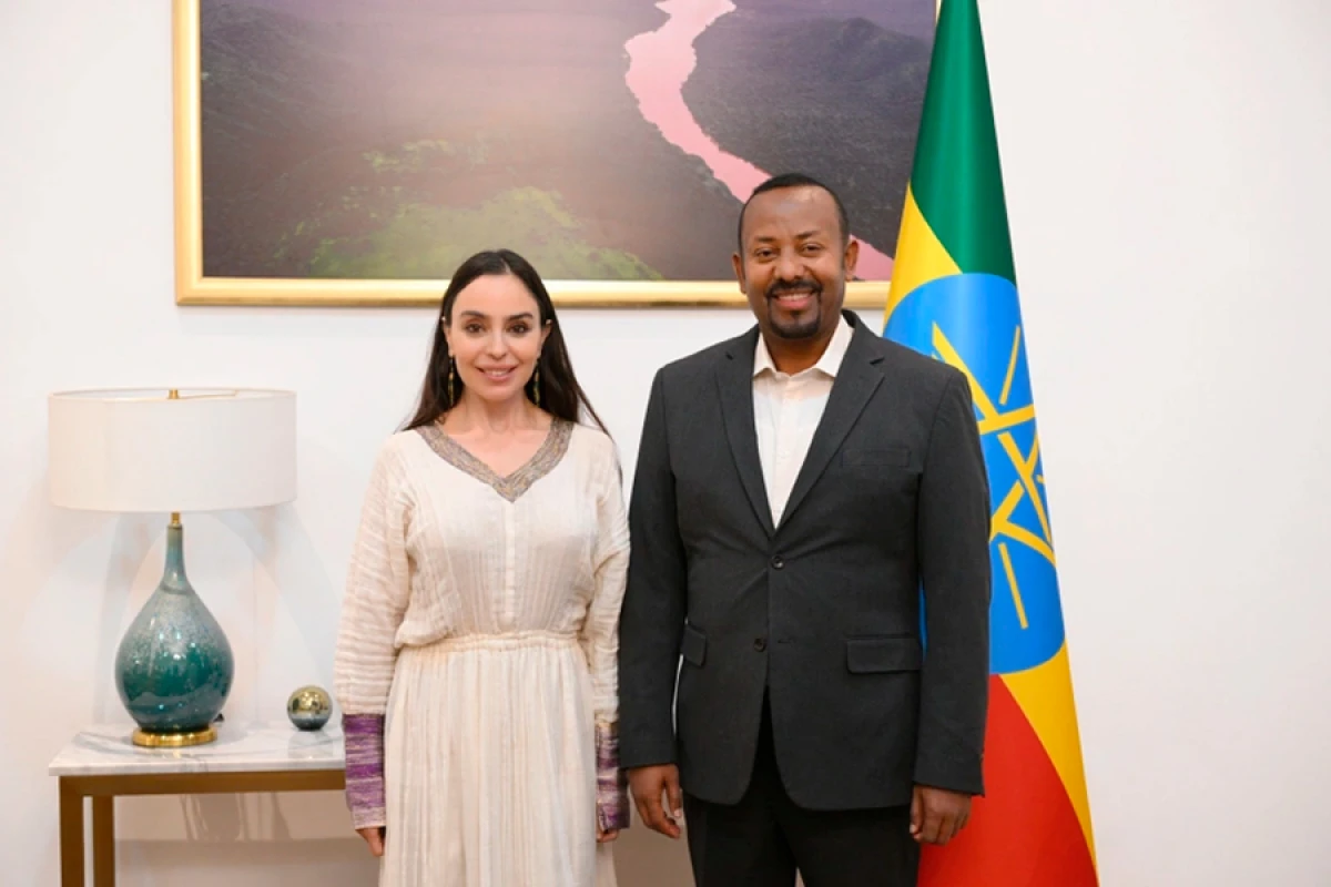 [[Leyla Əliyeva]] Efiopiyanın Baş naziri ilə görüşdü