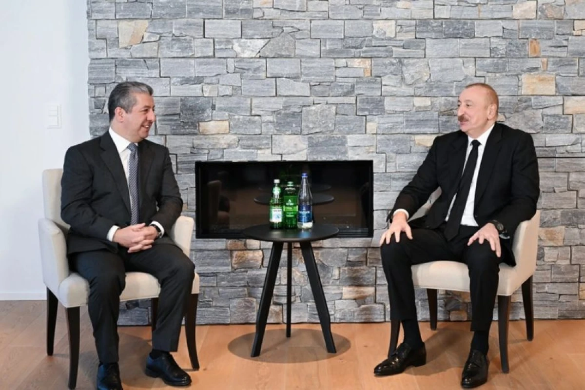 [[İlham Əliyev]] İraq Kürdüstan Regionunun Baş naziri ilə görüşdü