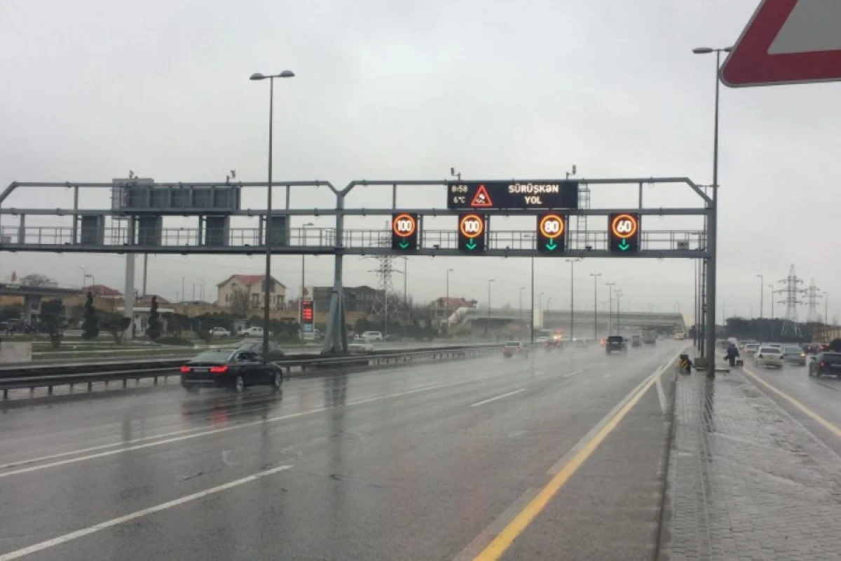 Havaya görə bir sıra küçələrdə sürət həddi [[endirilə bilər]]