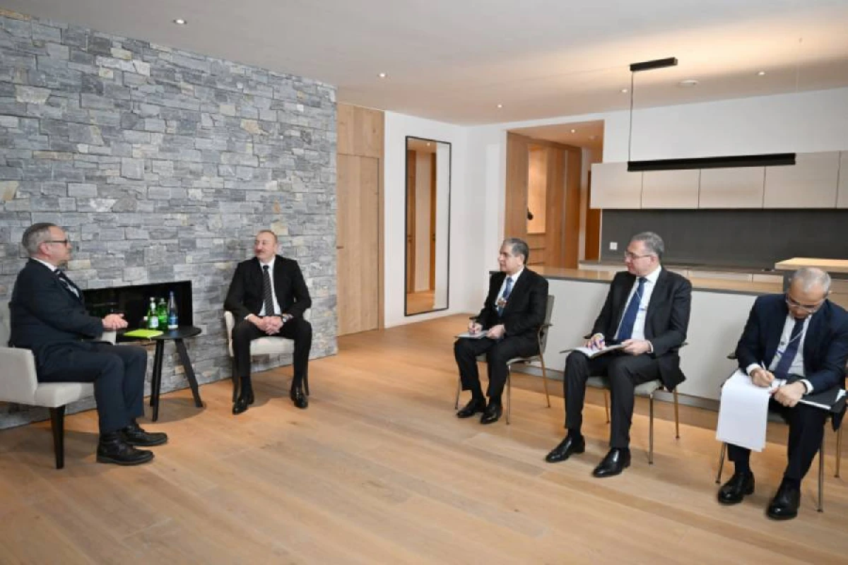 [[Prezident]] Davosda “Dell Technologies” şirkətinin  prezidenti ilə görüşdü