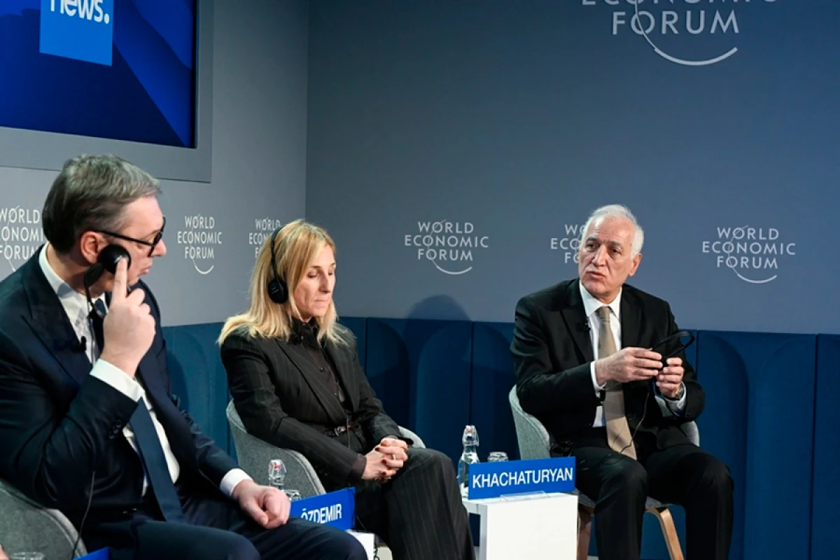 [[Xaçatryan Davosda danışdı:]] Azərbaycan- Ermənistan sərhədi nə vaxt açılacaq?