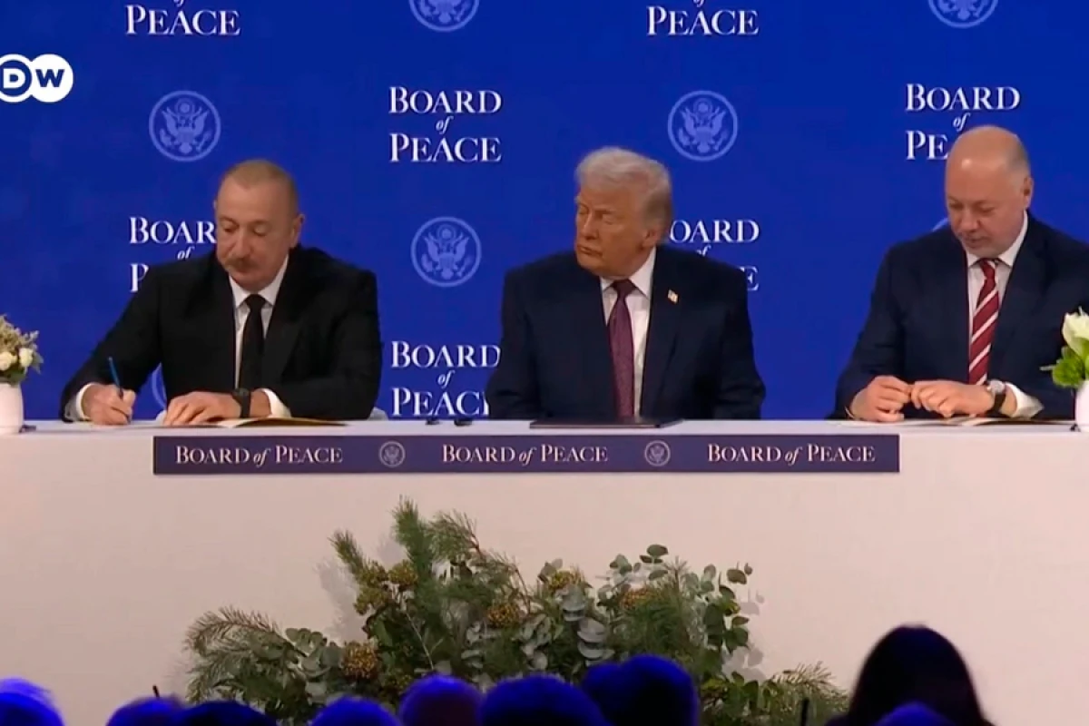 İlham Əliyev Azərbaycanın Sülh Şurasına təsisçi üzv dövlət qismində qoşulması barədə sənədi imzaladı [[- VİDEO]]