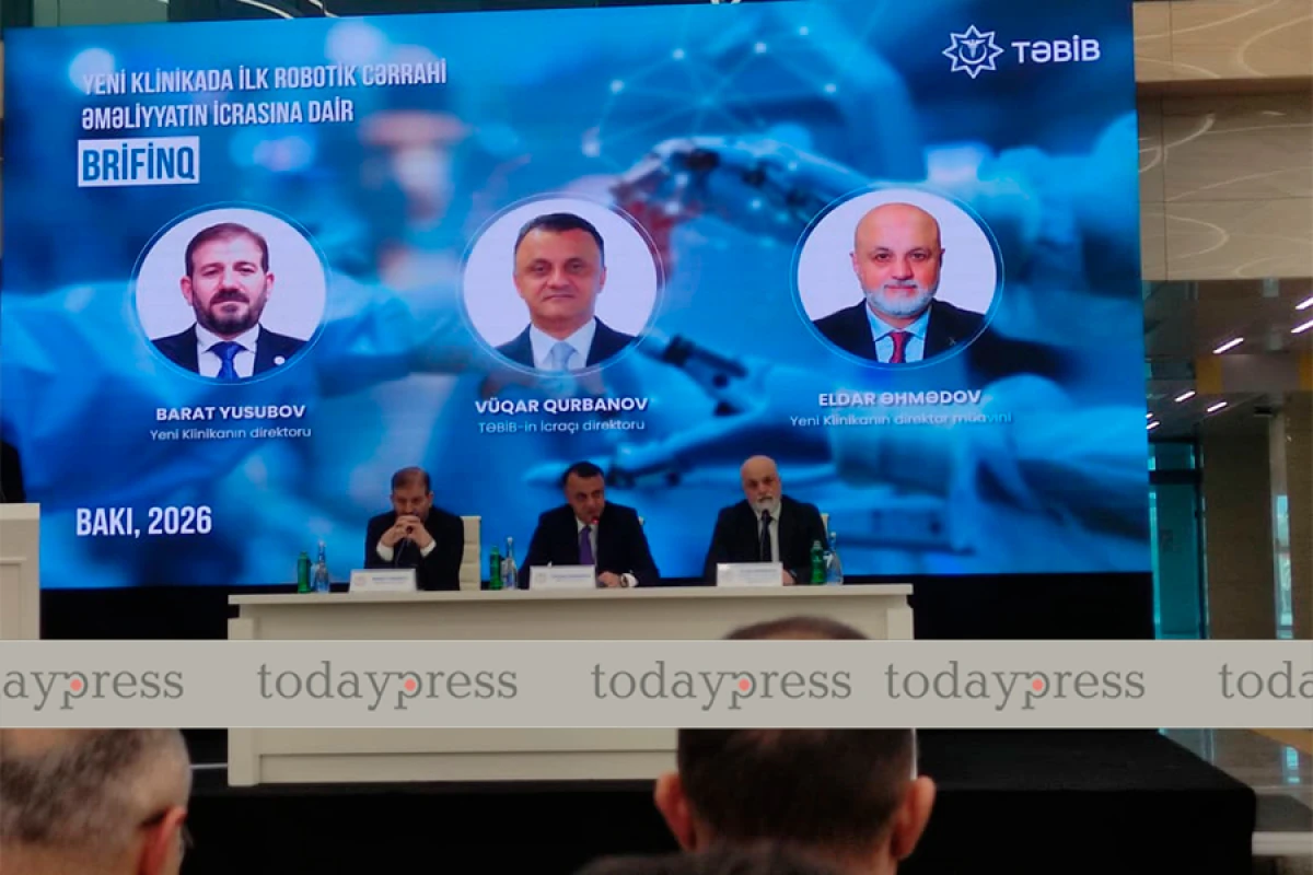 Vüqar Qurbanov [[robotik cərrahiyyə xidmətlərinin]] keyfiyyətindən danışdı