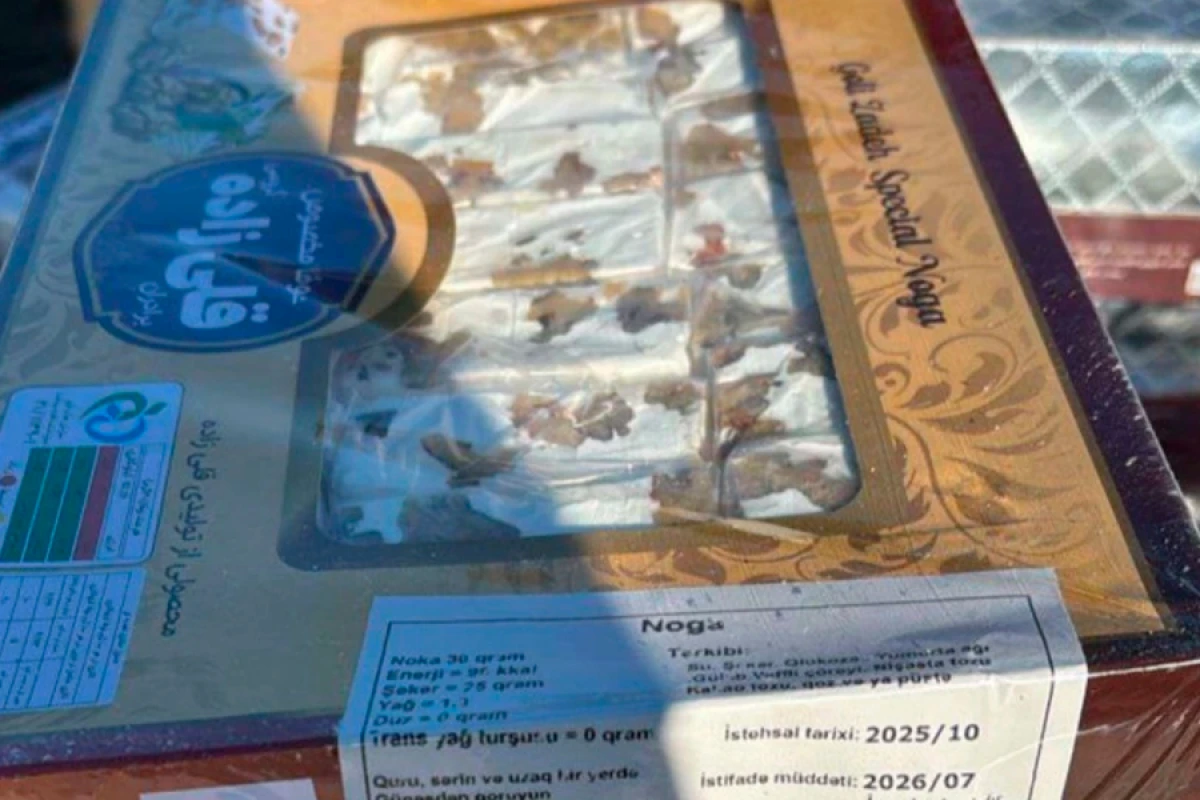 İrandan gətirilən [[qənnadı məhsulunda]] kif aşkarlandı