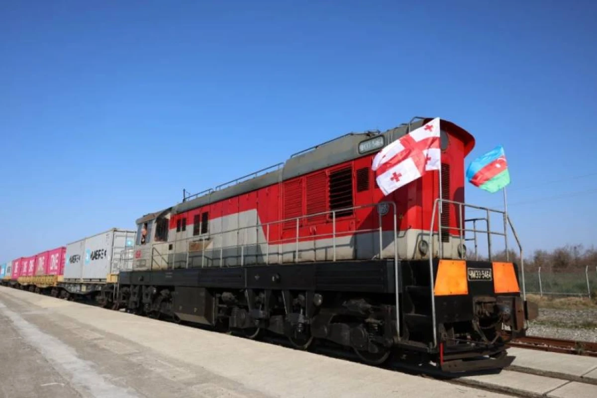 Poti–Bakı ekspres blok-qatarının [[yola salınması mərasimi keçirildi]]