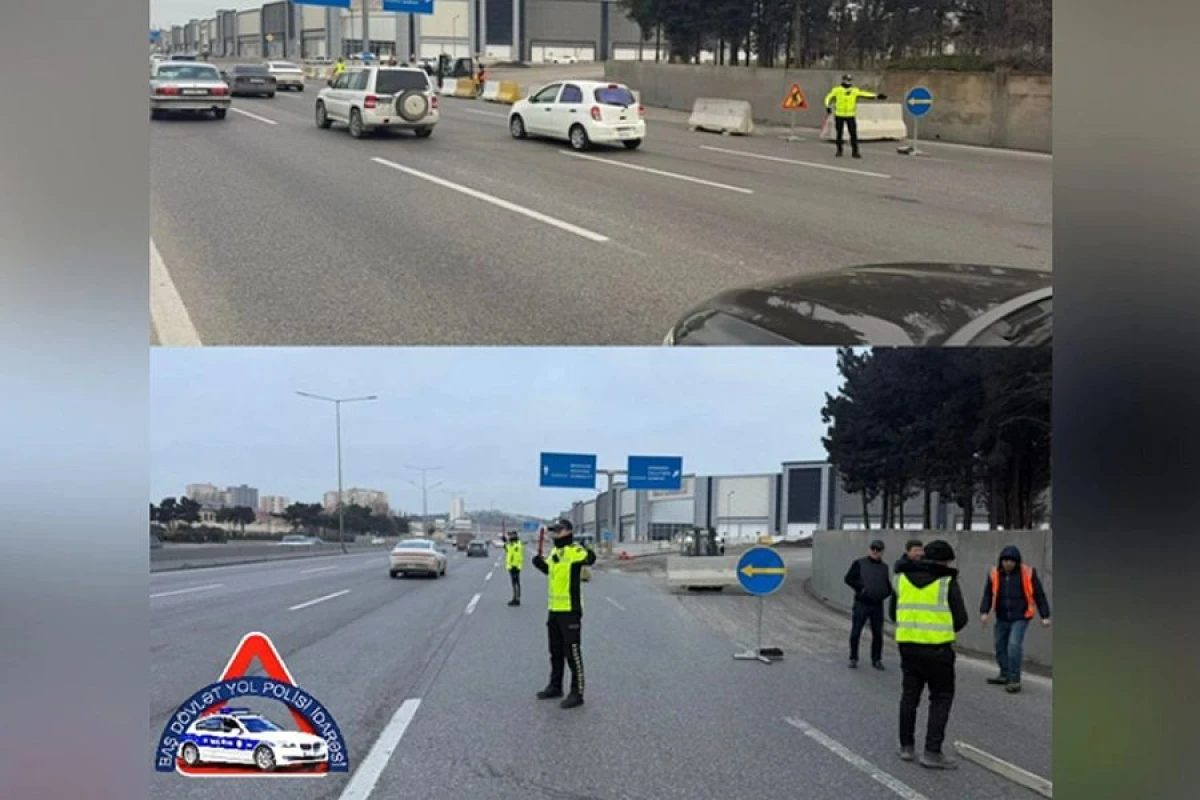 Bəzi yollarda nəqliyyatın hərəkətinə [[məhdudiyyət tətbiq edildi]]