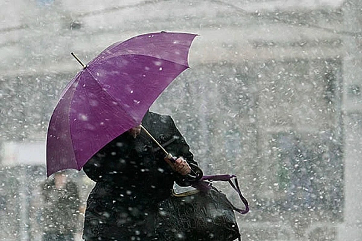 Azərbaycanda yağış və qar yağır [[- FAKTİKİ HAVA]]