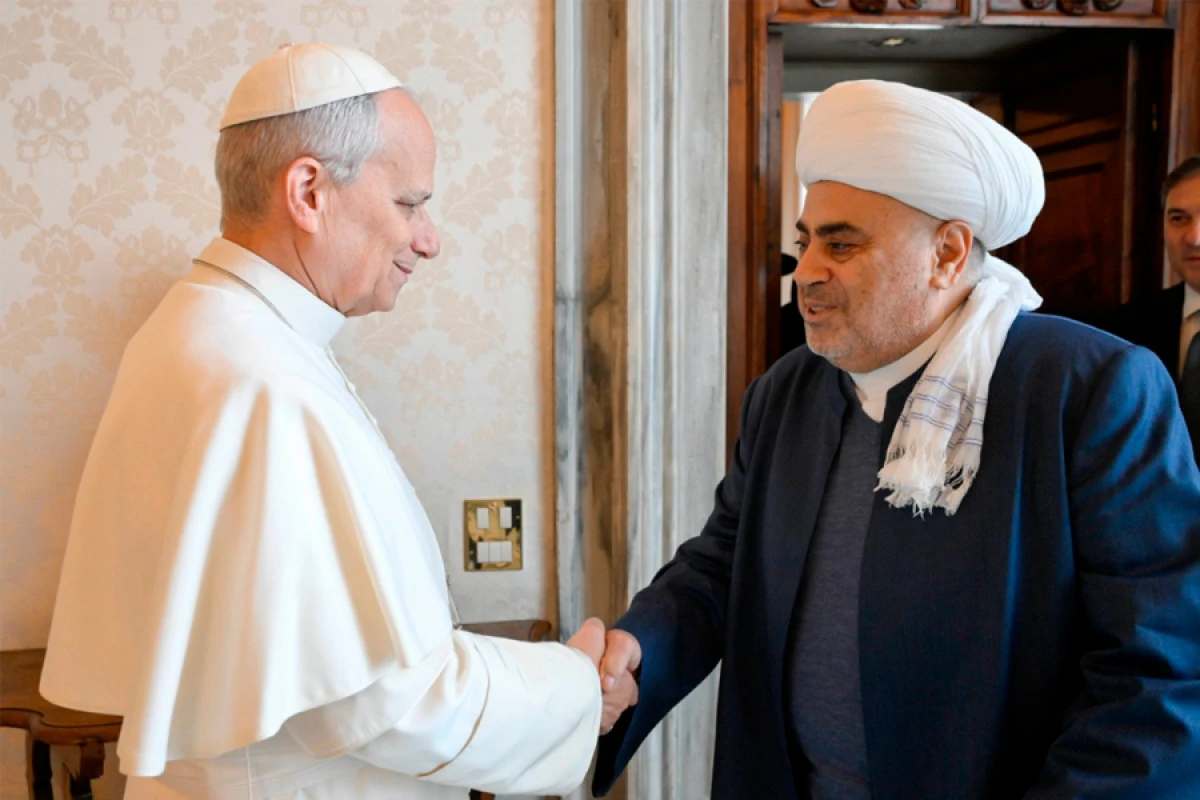 QMİ sədri [[Roma Papası ilə]] görüşdü