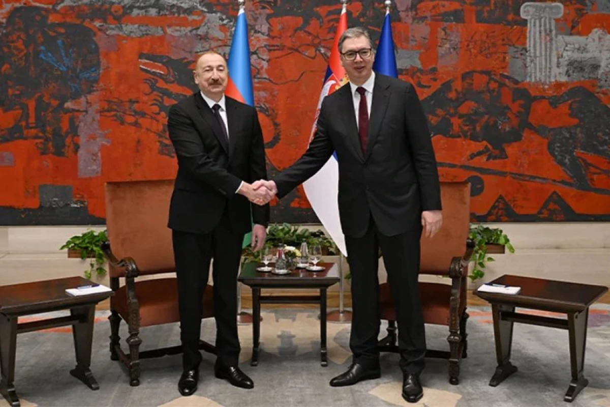 Prezident İlham Əliyev və Aleksandar Vuçiç mətbuata bəyanatlarla çıxış etdilər [[- Yeniləndi]]