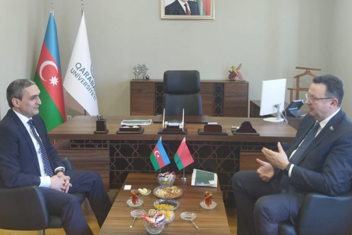 Belarus səfiri [[Qarabağ Universitetində]] oldu